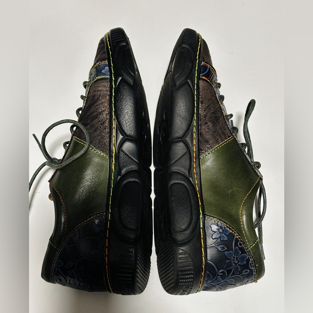 L'Artiste Spring Step Danli Women's Leather Sneakers 7.5/39 EU Art Shoes - Picture 9 of 12